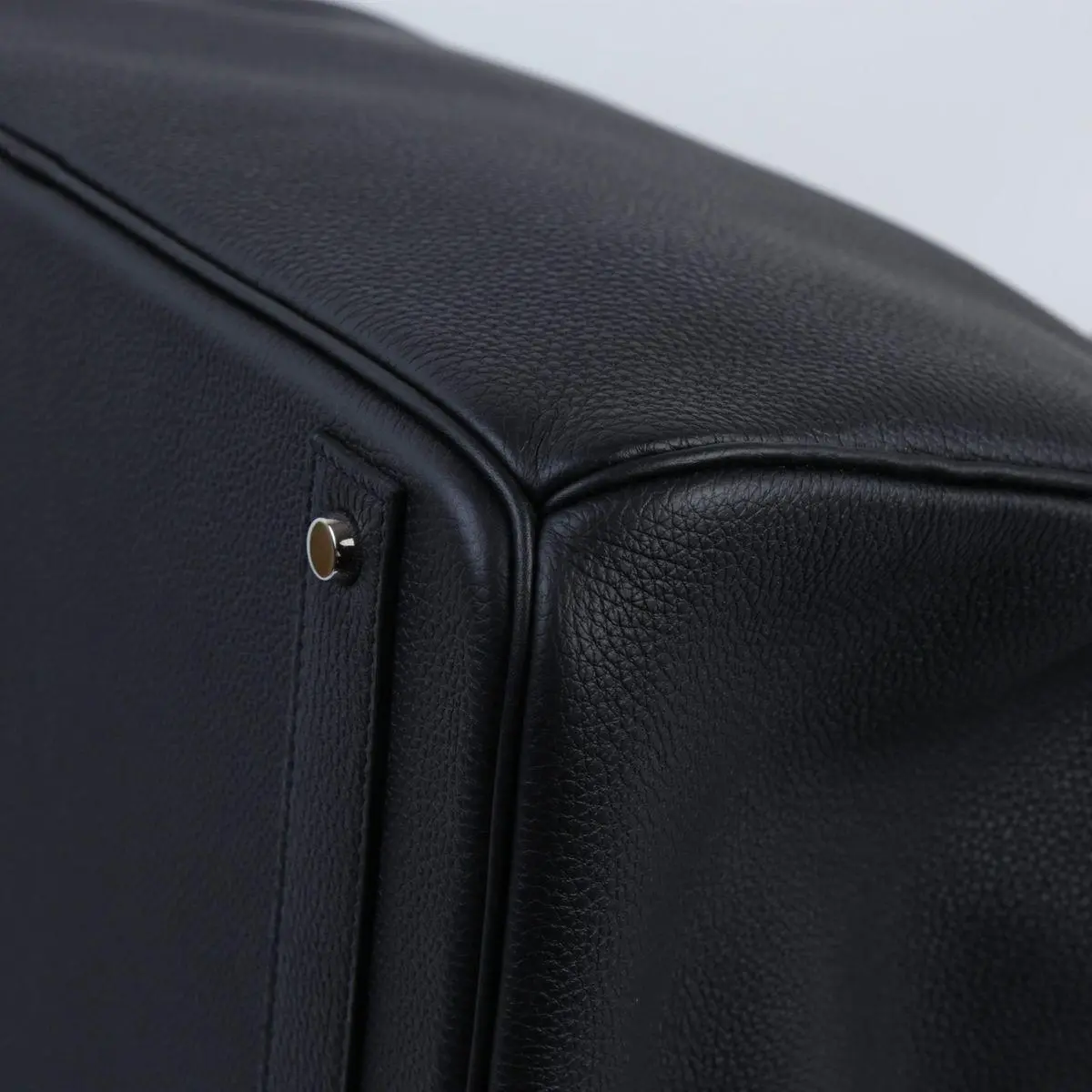 HERMÈS HAC 40 Bag: Noir Togo Leather & Palladium - Image 6