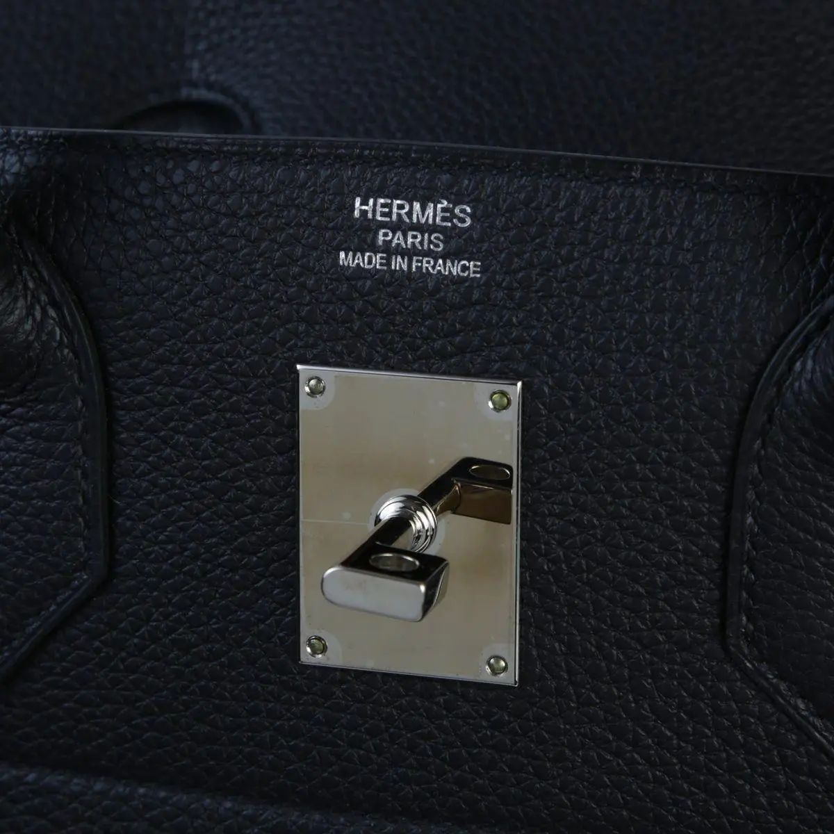 HERMÈS HAC 40 Bag: Noir Togo Leather & Palladium - Image 2