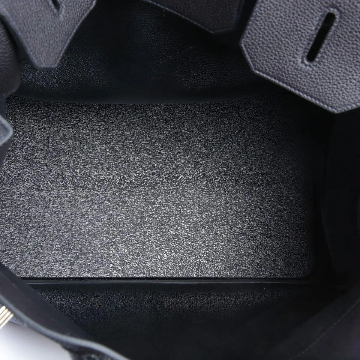 HERMÈS HAC 40 Bag: Noir Togo Leather & Palladium - Image 8