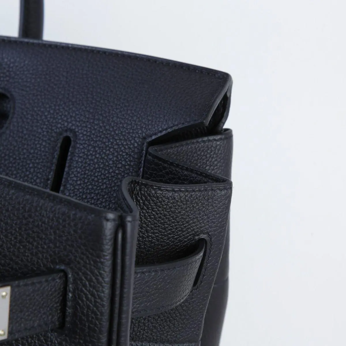 HERMÈS HAC 40 Bag: Noir Togo Leather & Palladium - Image 4