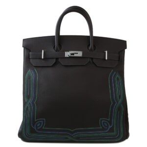 HERMÈS HAC 40 Western: Black Togo Leather HAC Bag | Limited Edition