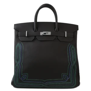 HERMÈS HAC 40 Western: Black Togo Leather HAC Bag | Limited Edition