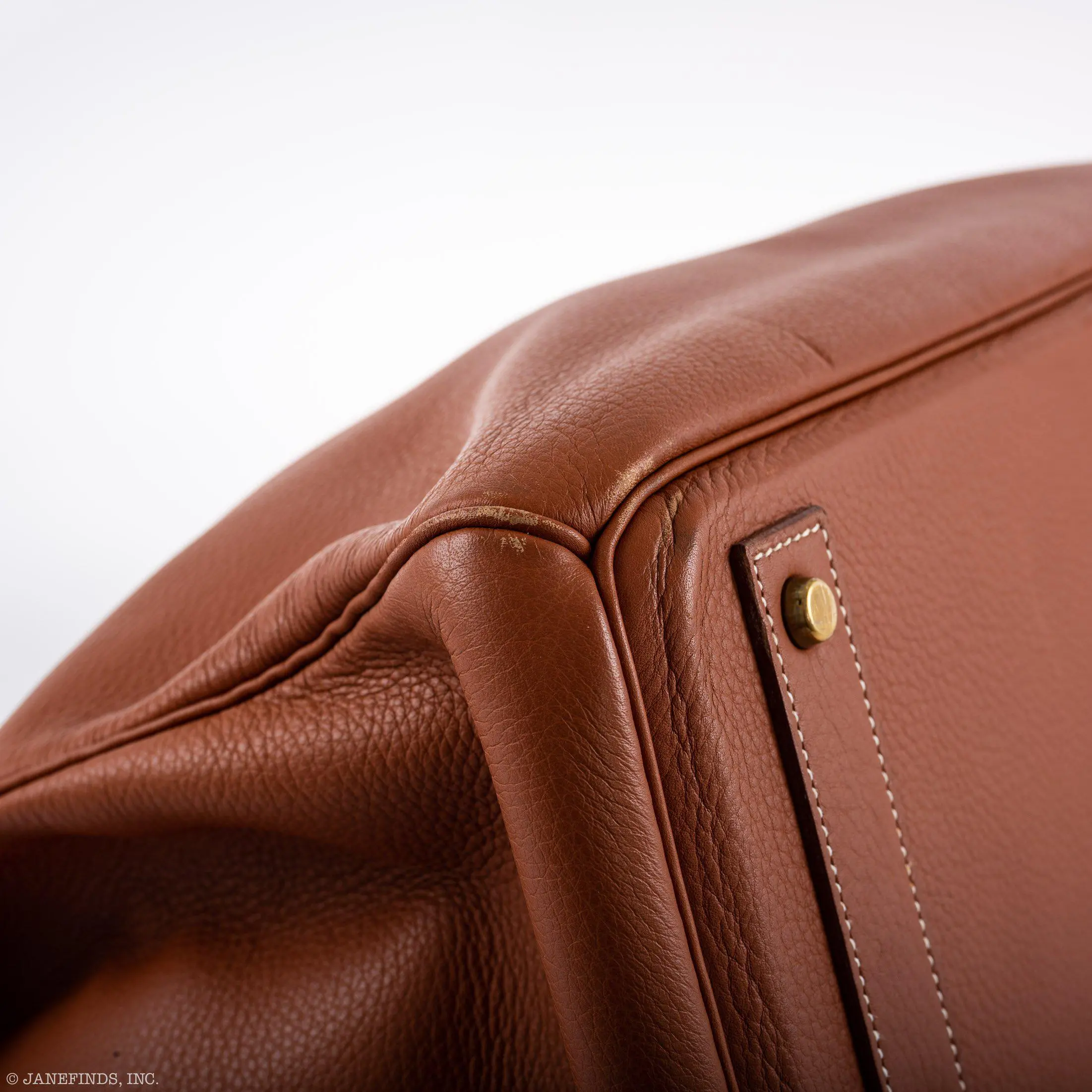 Hermès Birkin 45 HAC Etrusque Clemence leather Gold Hardware 7 Hermès Birkin 45 HAC Etrusque Clemence leather Gold Hardware - Image 7
