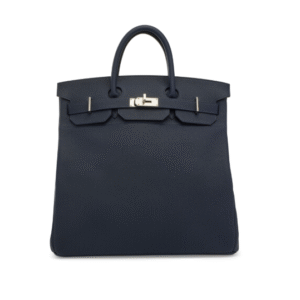 A BLEU NUIT TOGO LEATHER HAC BIRKIN 40 WITH PALLADIUM HARDWARE