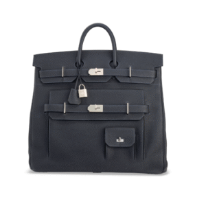 A LIMITED EDITION CABAN TOGO LEATHER MULTIPOCKETS HAC BIRKIN 50 WITH PALLADIUM HARDWARE