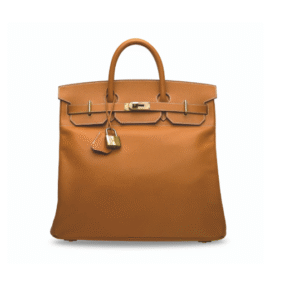 A NATUREL COURCHEVAL LEATHER HAC BIRKIN 40 WITH GOLD HARDWARE