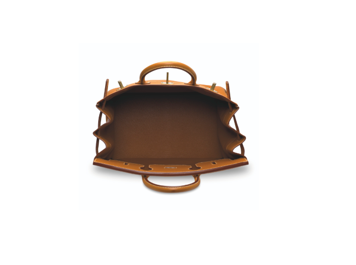 A NATUREL COURCHEVAL LEATHER HAC BIRKIN 40 WITH GOLD HARDWARE 5 A NATUREL COURCHEVAL LEATHER HAC BIRKIN 40 WITH GOLD HARDWARE - Image 5