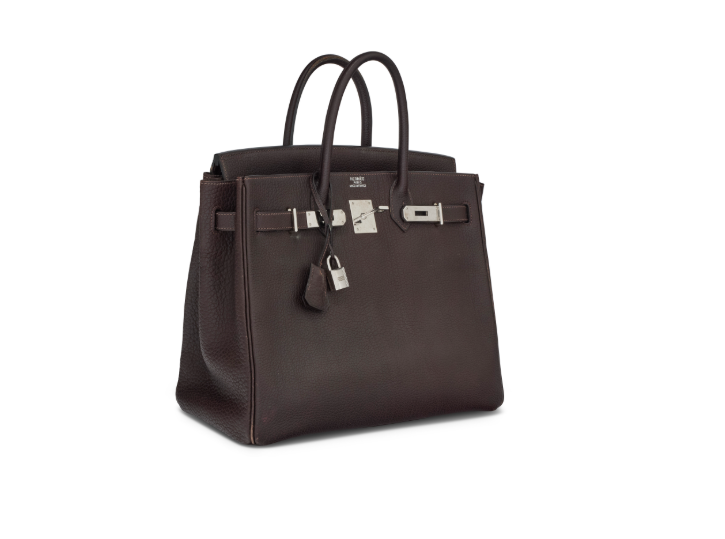 AN ÉBÈNE FJORD LEATHER HAC BIRKIN 32 PALLADIUM HARDWARE 2 AN ÉBÈNE FJORD LEATHER HAC BIRKIN 32 PALLADIUM HARDWARE - Image 2