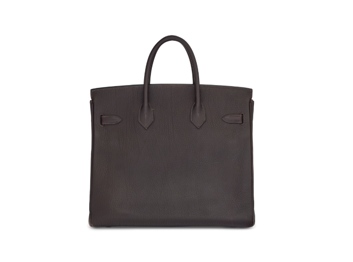 AN ÉBÈNE FJORD LEATHER HAC BIRKIN 32 PALLADIUM HARDWARE 3 AN ÉBÈNE FJORD LEATHER HAC BIRKIN 32 PALLADIUM HARDWARE - Image 3