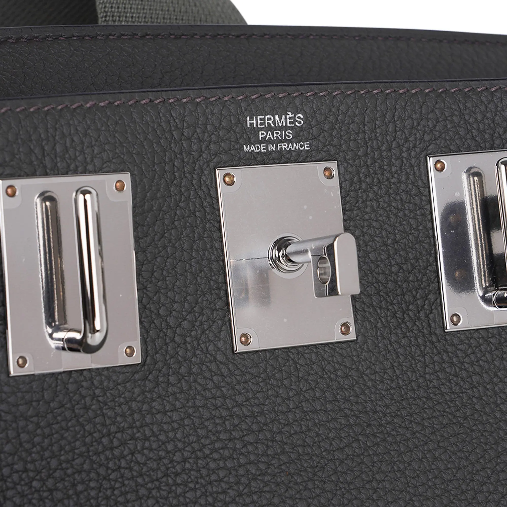 Hermes Hac a Dos PM Backpack Men's Bag Vert de Gris Togo Palladium Hardware 5 Hermes Hac a Dos PM Backpack Men's Bag Vert de Gris Togo Palladium Hardware - Image 5