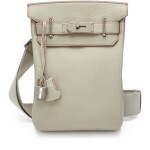 Gris Perle Togo and Rose Lipstick Swift HSS Hac Sac À Dos PM Palladium Hardware, 2024 (1)
