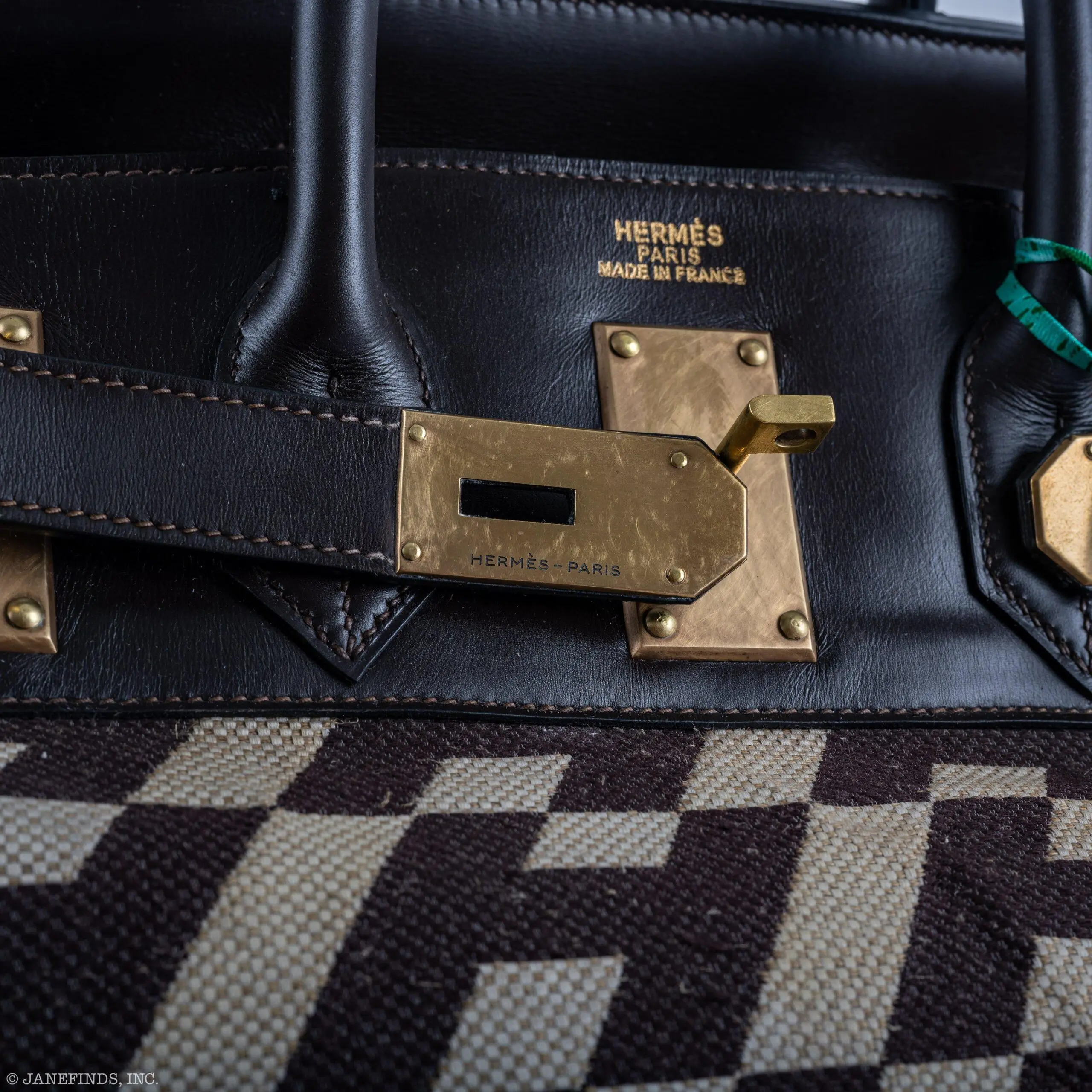 Hermès Birkin & HAC Buying Guide 1 Hermes Birkin 50 HAC 1985 Ligne Ulysse Marron Fonce Toile H Pattern Gilt Metal Hardware 1 scaled