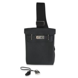 Hermès Black Togo Hac A Dos PM Backpack PHW