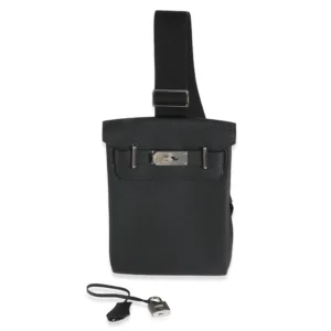 Hermès Black Togo Hac A Dos PM Backpack PHW