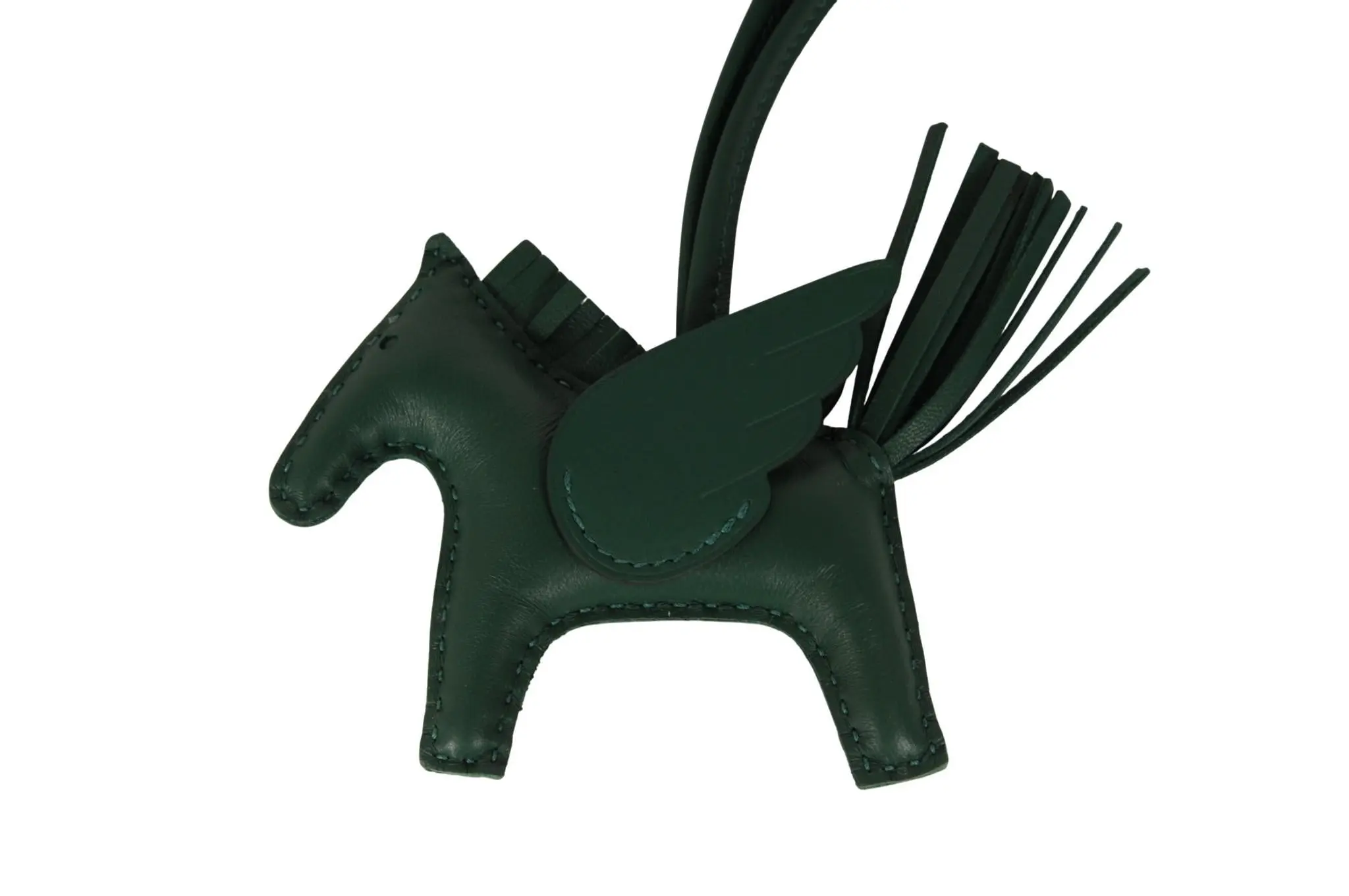 Hermes Rodeo Pegase PM Birkin Hac Charm Green Vert Moyen Leather Lambskin Travel 3 Hermes Rodeo Pegase PM Birkin Hac Charm Green Vert Moyen Leather Lambskin Travel - Image 3
