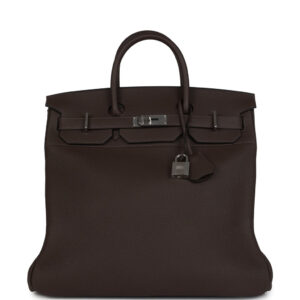 Pre-owned Hermès HAC Birkin 40 Ecorce Togo Palladium Hardware (1)
