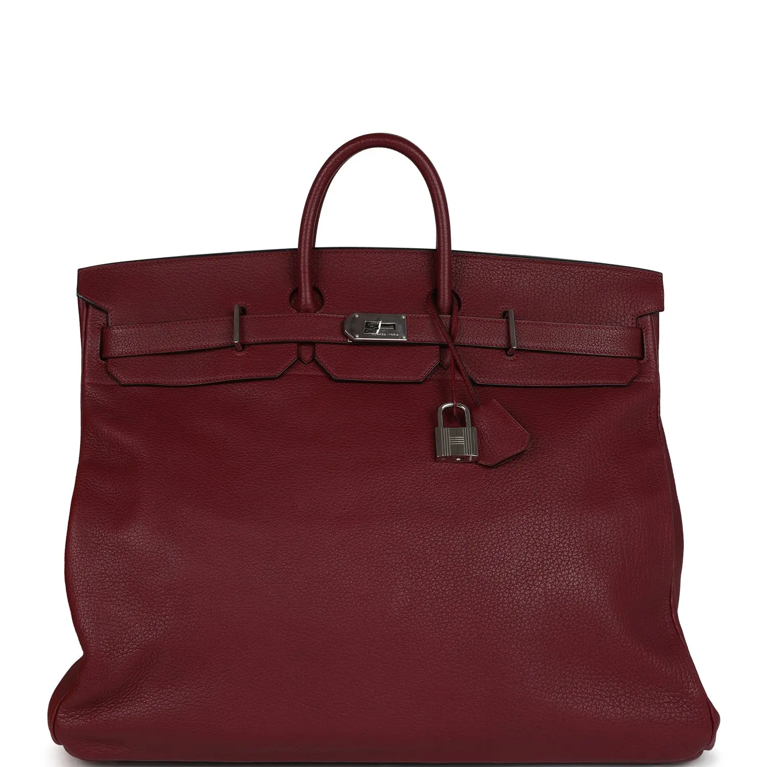 Vintage Hermès Birkin HAC 50 Rouge H Fjord Palladium Hardware (2)
