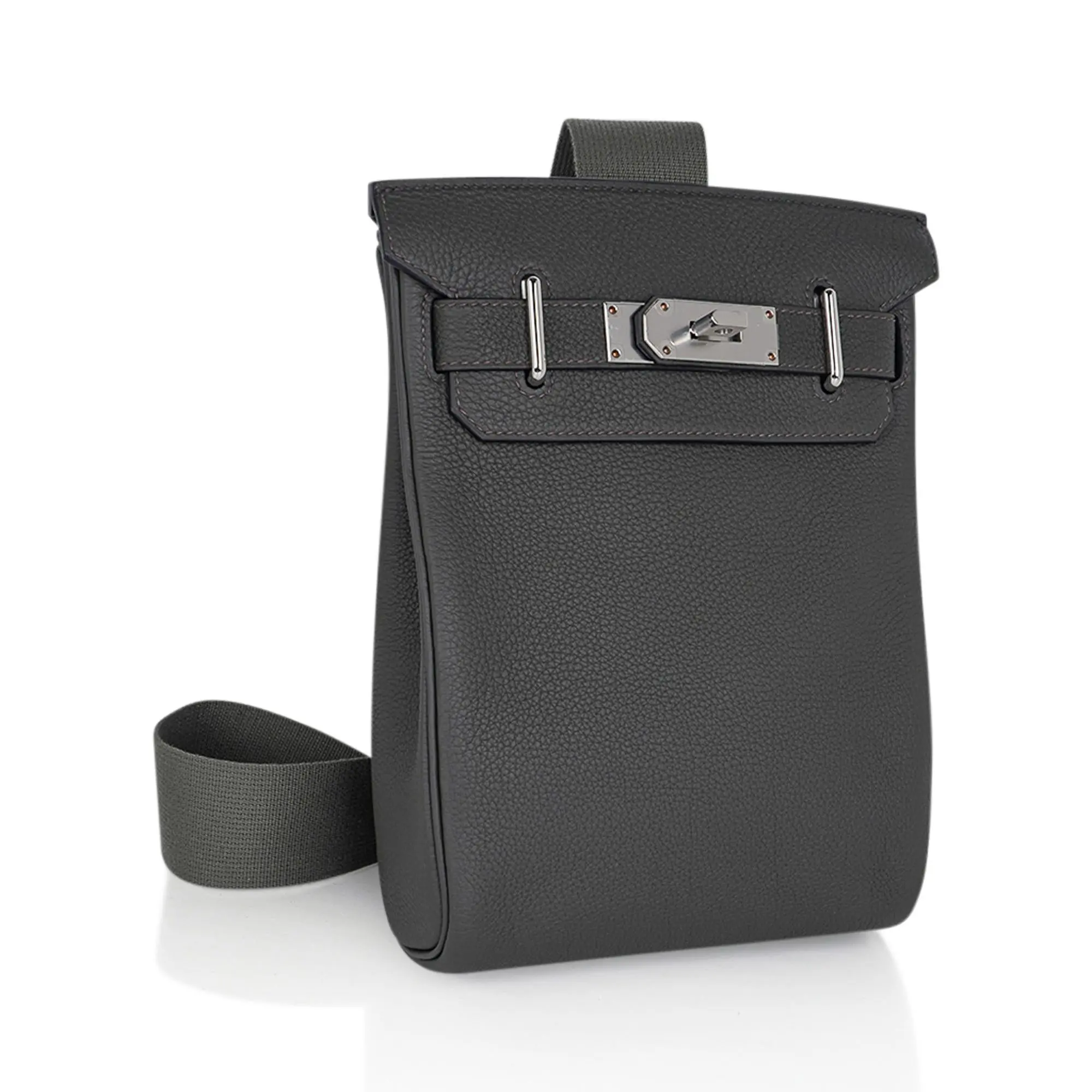 Hermes Hac a Dos PM Backpack Men's Bag Vert de Gris Togo Palladium Hardware 7 Hermes Hac a Dos PM Backpack Men's Bag Vert de Gris Togo Palladium Hardware - Image 7