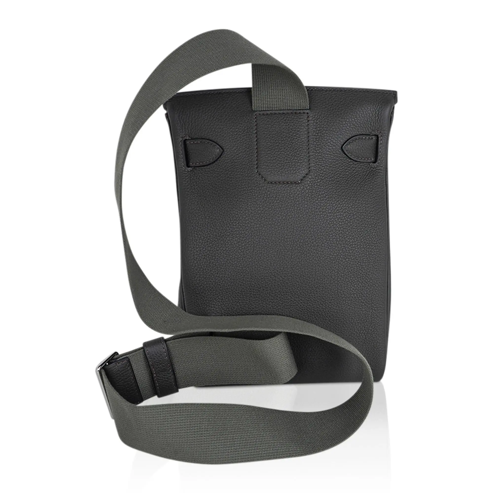 Hermes Hac a Dos PM Backpack Men's Bag Vert de Gris Togo Palladium Hardware 11 Hermes Hac a Dos PM Backpack Men's Bag Vert de Gris Togo Palladium Hardware - Image 11