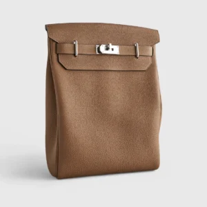 Hac Hermes Bags A Dos Backpack GM Togo Alezan Palladium Hardware